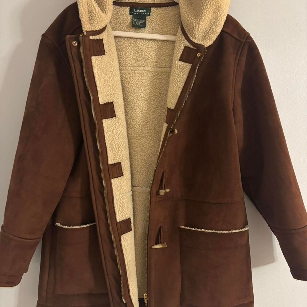 Ralph-lauren Women's Brown and Tan Coat